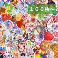 ⑤海外 フレークシール まとめ売り♥コラージュ素材　ごほうびシール　おすそ分け