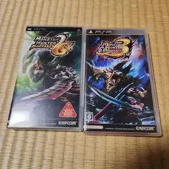 PSP ソフト モンスターハンター 2ndG 3rd ２本セット