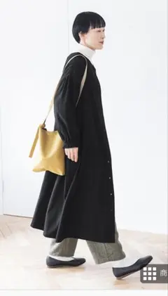 &yarn コットン2wayワンピース（前後で着用可能です）