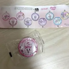 エスティマーバニー ピンク缶バッジ