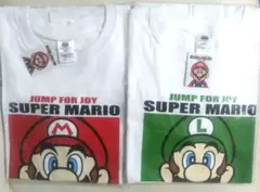 新品 スーパーマリオ マリオ ルイージ 半袖Tシャツ M ２枚セット 非売品
