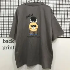 A579 i’m doraemon 半袖　プリント　ジャイアン　グレー　XL