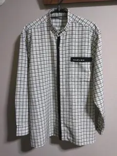 【CARVEN PARIS】スタンドカラー長袖シャツ　L