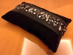 ■BACNARESI CASA ベロア ベルベット スパンコール クッション■