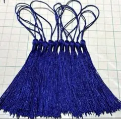 タッセルパーツ 瑠璃色10