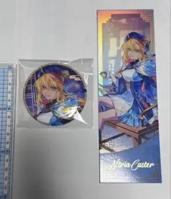 FGO 春節　アルトリアキャスター　キャストリア　缶バッジ ホログラムチケット
