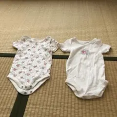 Cath Kids ロンパース 6-12ヶ月 2枚セット