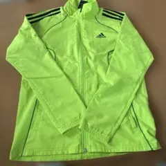 adidas 蛍光イエロー ウィンドブレーカーとパンツセット