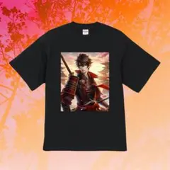 ハイクオリティー Tシャツ武将　かっこいい 儚い