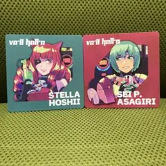 VA-11 Hall-A　ゲーマー焼き　コースター　ヴァルハラ　2枚セット