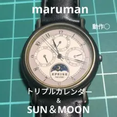 maruman EPRISE マルチカレンダー サン＆ムーン 稼働品