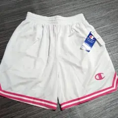 Champion バスケットボールパンツ L ホワイト/ピンク　新品未使用