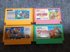 レトロファミコン！任天堂スーパーマリオ系ゲームまとめ売り！1・3・USA・ワリオ