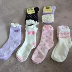 女児靴下６枚セット　19-23センチ