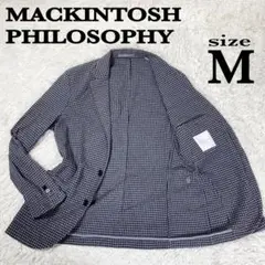 マッキントッシュフィロソフィー　タオル生地　グレンチェック　サイズ38R(M)