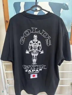 【記念限定品】GOLD'S GYM JAPAN Tシャツ 日本国旗刺繍 XL