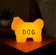 たべっ子どうぶつルームライトDOGプレミアムバンダイ限定品/おまけステッカー付き