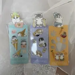 mofusand しおりセット 猫とアイスクリーム