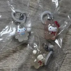 サンリオ めじるしアクセサリー ラテクマ　ポムポムプリン　キティ　シナモンロール