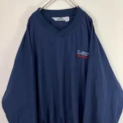 USA製 90s california ナイロンプルオーバー 刺繍 企業系