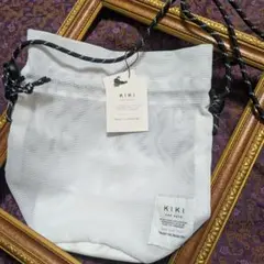 新品 KIKI AND DAYS ショルダー バッグ メッシュ ドローストリング
