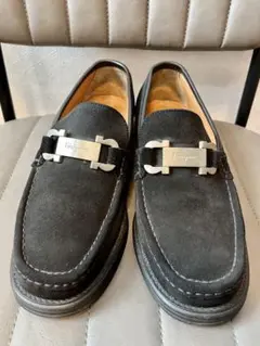 Salvatore Ferragamo フェラガモ スエードローファー EE7