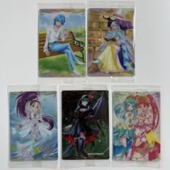 プリキュア ウエハース5枚セット キュアウィンディ スター ミルキー ダーク