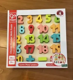 Hape Chunky 数字のパズル E1550A 24ピース