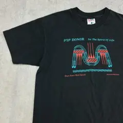 USA製　Hanes　ヘインズ　ヴィンテージTシャツ　古着　ブラック　L
