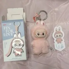 POPMART PIN FOR LOVE ぬいぐるみ ラブブ イニシャル　U