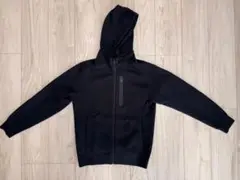 UNIQLO 黒 フルジップ フード付きパーカー S
