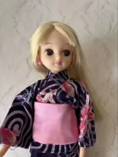 No.7491手作りりかちゃん浴衣セット