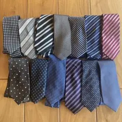ブランド　ネクタイ 13本セット ストライプ ドット