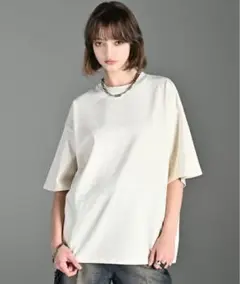 ADRER アドラー ヘビーコットンピグメントTシャツ 最終値下げ