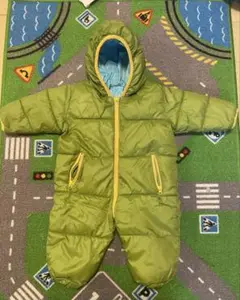 【80cm】ベビー用ダウン風カバーオール