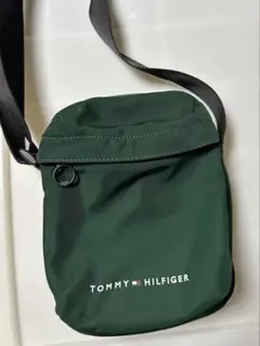 TOMMY HILFIGER グリーン ショルダーバッグ