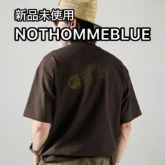 新品未使用NOTHOMMEBLUEノットオムブルー/ビートルプリントTシャツ