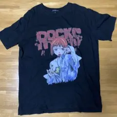 Sunday off club アニメキャラクター Tシャツ 黒