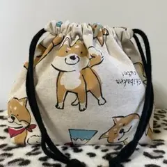 お弁当袋　保冷　しば犬