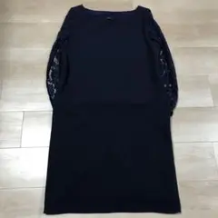 GIRL レースケープスリーブIライン結婚式ワンピースドレス