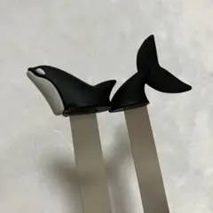 シャチ　立体　しおり　ブックマーク