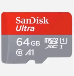 SanDisk microSDカード 64GB マイクロSDカード 140M