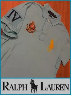Ralph Lauren ポロ ラルフローレン 半袖ポロシャツ S 水色