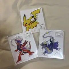 くら寿司 アクリルスタンド ピカチュウ コライドン ミライドン 3種セット