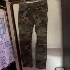 ポロラルフローレン　迷彩　スリムフィットカーゴパンツ　33/34 古着