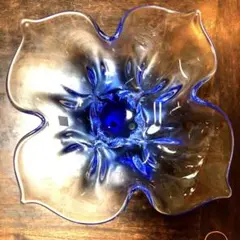 岩津アートガラス　花瓶　レトロ　マーブル　IWATSU GLASS ヴィンテージ 岩津アートガラス 花瓶 レトロ マーブル IWATSU GLASS