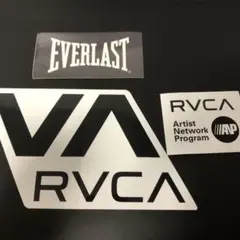RVCA ロゴステッカーとEverlast ステッカーセット