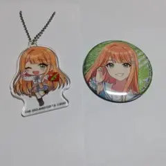 学園アイドルマスター 紫雲清夏 ローソン アクリルキーホルダー 缶バッジ
