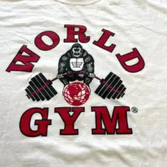 WORLDGYM ヘビーウェイトTシャツ L 00s 90s ヴィンテージ　古着