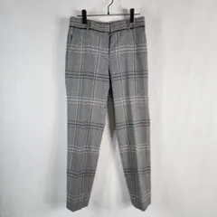 美品 iCB 千鳥格子スラックス グリーンライン オシャレ 11 L